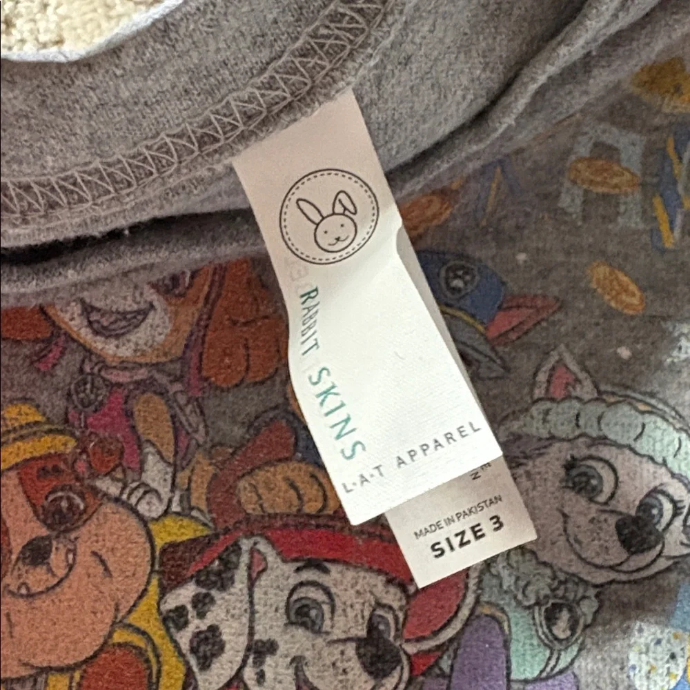 Paw Patrol Happy Hanukkah Sweatshirt printed on Rabbit Skins 3T